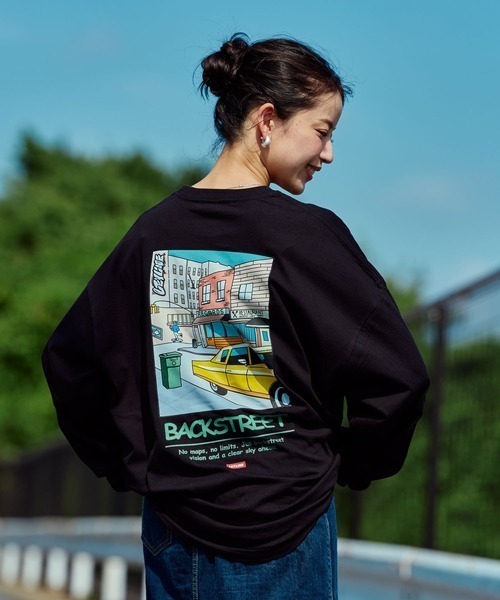 Leyline（レイライン）の「【Leyline】Backstreet l/s tee（Tシャツ/カットソー・メンズ・ブラック/ホワイト・XL/L/M）」の10枚目の写真