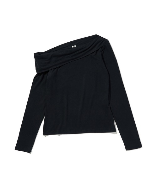 Levi's(リーバイス)の「Levi's/リーバイス クララ オフショルダー ロングスリーブ トップ(Tシャツ/カットソー・レディース・ブラック・M/S/XS)」の3枚目の写真