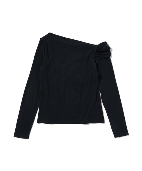 Levi's(リーバイス)の「Levi's/リーバイス クララ オフショルダー ロングスリーブ トップ(Tシャツ/カットソー・レディース・ブラック・M/S/XS)」の4枚目の写真