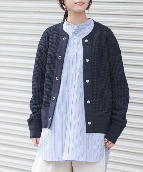 FORK&SPOON（フォークアンドスプーン）の「FORK&SPOON　PEオックスロングシャツ（シャツ/ブラウス・レディース・ブルー系その他/グレー系その他・1）」の18枚目の写真