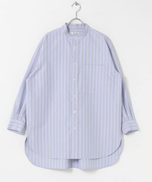 FORK&SPOON（フォークアンドスプーン）の「FORK&SPOON　PEオックスロングシャツ（シャツ/ブラウス・レディース・ブルー系その他/グレー系その他・1）」の16枚目の写真