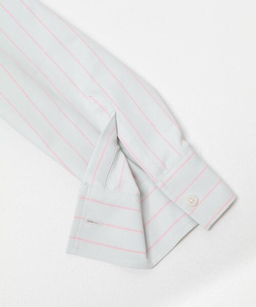 FORK&SPOON（フォークアンドスプーン）の「FORK&SPOON　PEオックスロングシャツ（シャツ/ブラウス・レディース・ブルー系その他/グレー系その他・1）」の3枚目の写真