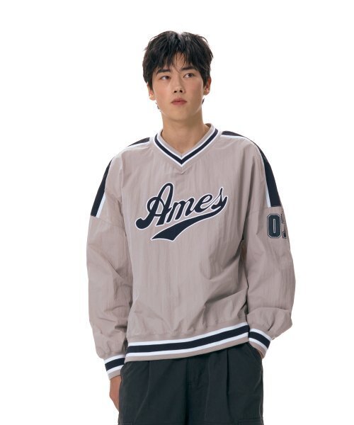 AMESWORLDWIDE（アメスワールドワイド）の「NYLON HOCKEY JERSEY GREY (AM2ESUM480A)（スウェット・レディース・その他・FREE）」の3枚目の写真