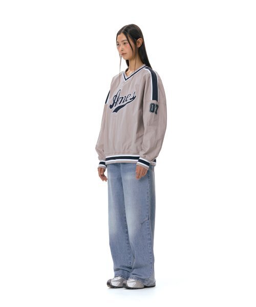 AMESWORLDWIDE（アメスワールドワイド）の「NYLON HOCKEY JERSEY GREY (AM2ESUM480A)（スウェット・レディース・その他・FREE）」の4枚目の写真
