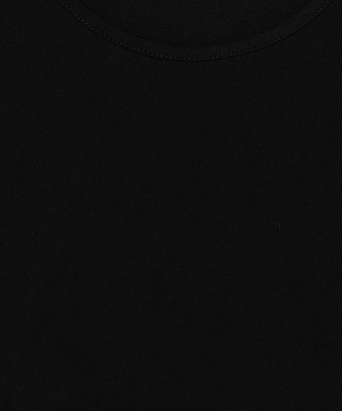 ROIDESROIS(ロワデロワ)の「シルケットレイヤード半袖Tシャツ(ブラック)(Tシャツ/カットソー・レディース・その他・FREE)」の3枚目の写真