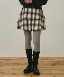 BELLOL（ベロエル）の「Cancan check mini skirt IVORY（スカート）」