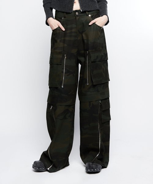 LARTIGENT(ラーティゼン)の「L7 WIDE POCKET PANTS(KHAKI)(その他パンツ・レディース・その他・S/M)」の1枚目の写真