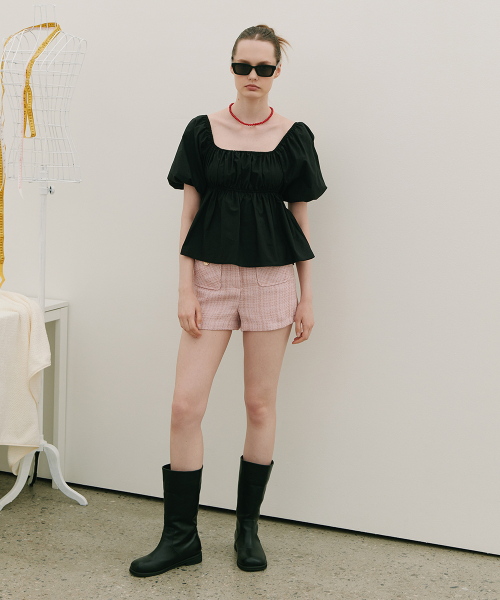 320SHOWROOM(320ショールーム)の「Two-Way Off-Shoulder Puff Blouse Black(シャツ/ブラウス・レディース・その他・ONE SIZE)」の3枚目の写真