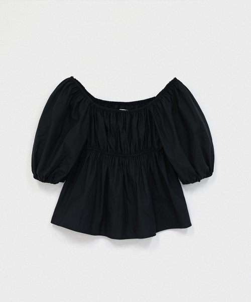320SHOWROOM(320ショールーム)の「Two-Way Off-Shoulder Puff Blouse Black(シャツ/ブラウス・レディース・その他・ONE SIZE)」の5枚目の写真