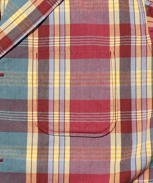 BEAMS PLUS（ビームスプラス）の「4B Cuffs Jacket Heavy Madras（その他アウター・メンズ・レッド/ネイビー・MEDIUM/SMALL/LARGE/X-LARGE）」の20枚目の写真