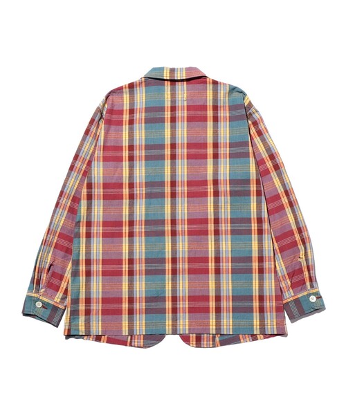 BEAMS PLUS（ビームスプラス）の「4B Cuffs Jacket Heavy Madras（その他アウター・メンズ・レッド/ネイビー・MEDIUM/SMALL/LARGE/X-LARGE）」の22枚目の写真