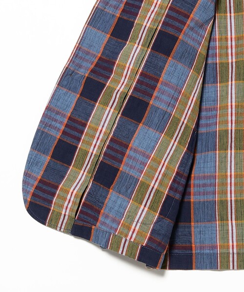 BEAMS PLUS（ビームスプラス）の「4B Cuffs Jacket Heavy Madras（その他アウター・メンズ・レッド/ネイビー・MEDIUM/SMALL/LARGE/X-LARGE）」の10枚目の写真
