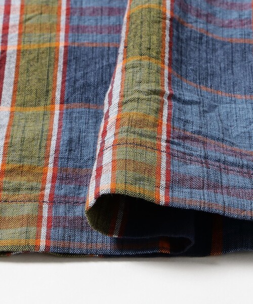 BEAMS PLUS（ビームスプラス）の「4B Cuffs Jacket Heavy Madras（その他アウター・メンズ・レッド/ネイビー・MEDIUM/SMALL/LARGE/X-LARGE）」の13枚目の写真