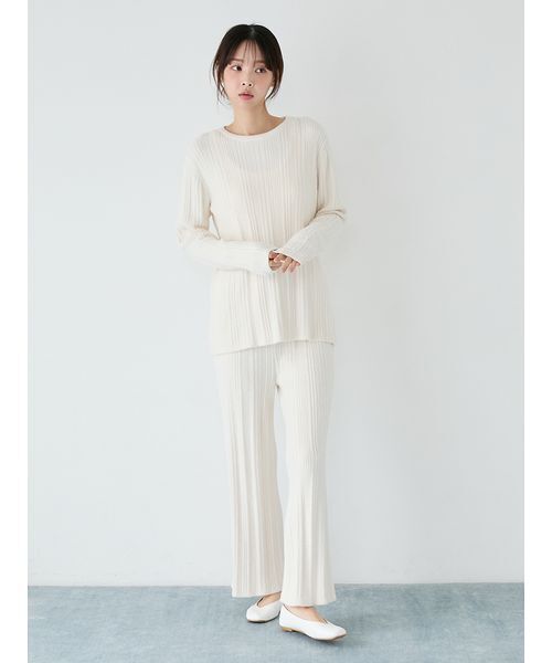 gelato pique（ジェラートピケ）の「調温スムーズィーランダムリブ