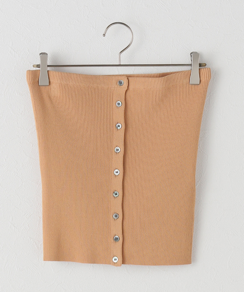 Spick & Span（スピックアンドスパン）の「Vis/PE リブビスチェ（その他トップス・レディース・キャメル/アイボリー・FREE）」の2枚目の写真