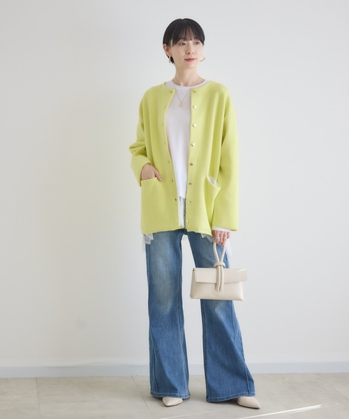 Paradise Picnic（パラダイスピクニック）の「ROSIEE 大人可愛いレーストップス（Tシャツ/カットソー・レディース・ホワイト/ブラック・FREE）」の13枚目の写真