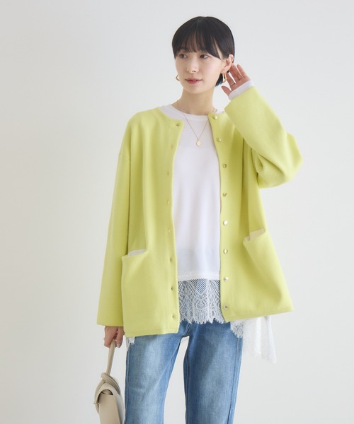 Paradise Picnic（パラダイスピクニック）の「ROSIEE 大人可愛いレーストップス（Tシャツ/カットソー・レディース・ホワイト/ブラック・FREE）」の14枚目の写真