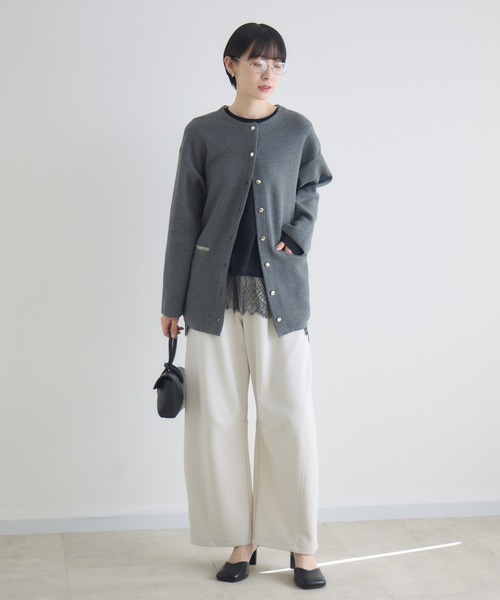 Paradise Picnic（パラダイスピクニック）の「ROSIEE 大人可愛いレーストップス（Tシャツ/カットソー・レディース・ホワイト/ブラック・FREE）」の9枚目の写真