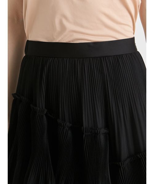 CELFORD（セルフォード）の「【洗える】ランダムチュールプリーツスカート（スカート・レディース・アイボリー/ライトグレー・36/38）」の13枚目の写真