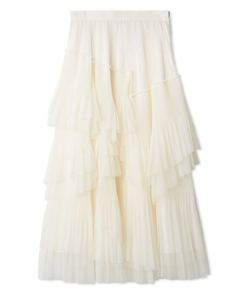 CELFORD（セルフォード）の「【洗える】ランダムチュールプリーツスカート（スカート・レディース・アイボリー/ライトグレー・36/38）」の20枚目の写真