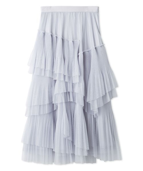 CELFORD（セルフォード）の「【洗える】ランダムチュールプリーツスカート（スカート・レディース・アイボリー/ライトグレー・36/38）」の21枚目の写真