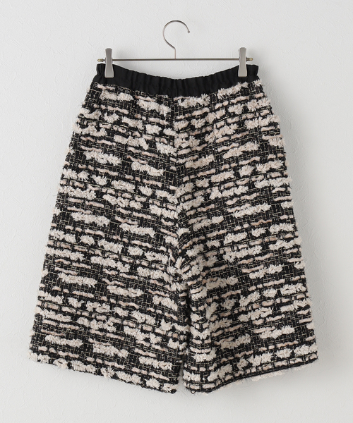 IENA(イエナ)の「leur logette/ルールロジェット glam tweed short pants パンツ 05418(その他パンツ・レディース・ブラック・1/FREE)」の2枚目の写真