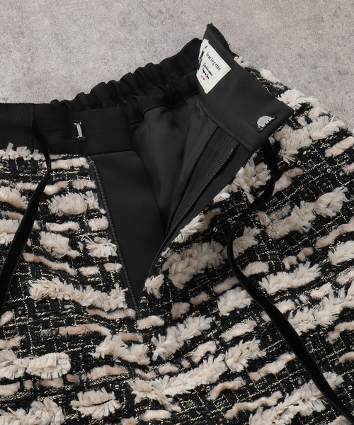 IENA(イエナ)の「leur logette/ルールロジェット glam tweed short pants パンツ 05418(その他パンツ・レディース・ブラック・1/FREE)」の6枚目の写真