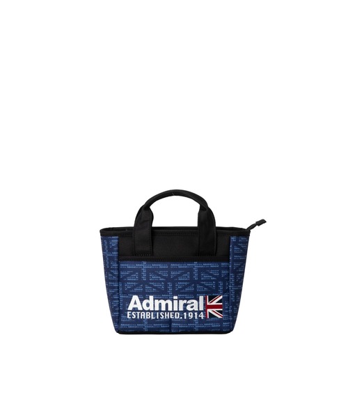 Admiral Golf（アドミラル　ゴルフ）の「ラウンドバッグ ﾓﾉｸﾞﾗﾑ（トートバッグ・メンズ・ネイビー/グリーン/ホワイト・フリー）」の3枚目の写真