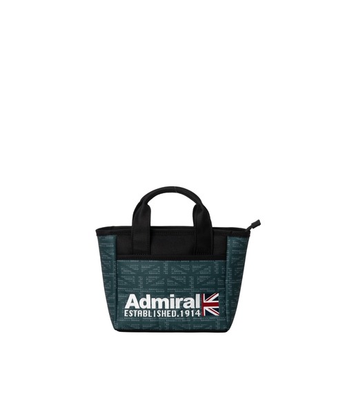 Admiral Golf（アドミラル　ゴルフ）の「ラウンドバッグ ﾓﾉｸﾞﾗﾑ（トートバッグ・メンズ・ネイビー/グリーン/ホワイト・フリー）」の2枚目の写真