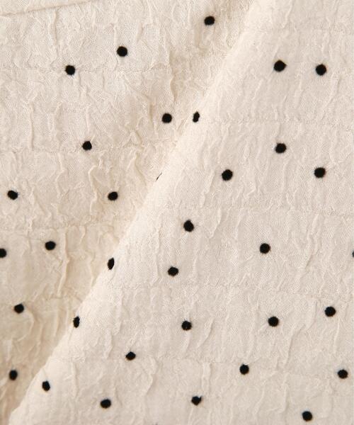 FREE'S MART（フリーズマート）の「◆フロントギャザーネックリボン付きブラウス（シャツ/ブラウス・レディース・ブルー/ブラック系その他/ホワイト系その他/ホワイト・FREE）」の12枚目の写真