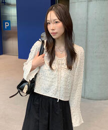 FREE'S MART | ◆フロントギャザーネックリボン付きブラウス(シャツ/ブラウス)