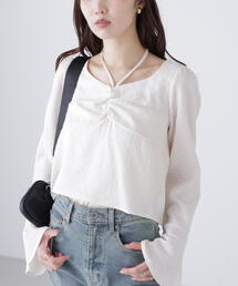 FREE'S MART | ◆フロントギャザーネックリボン付きブラウス(シャツ/ブラウス)