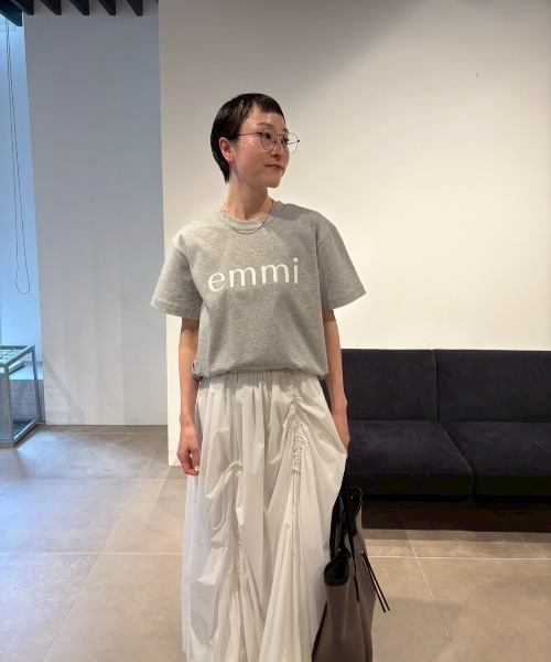 emmi(エミ)の「ドロストバルーンスカート/撥水(スカート・レディース・イエロー/ライトグレー/ホワイト/ブラック/ライトブルー・1/0)」の10枚目の写真