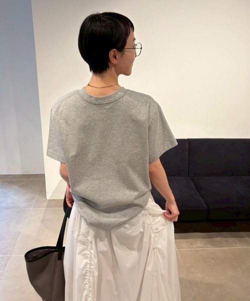 emmi(エミ)の「ドロストバルーンスカート/撥水(スカート・レディース・イエロー/ライトグレー/ホワイト/ブラック/ライトブルー・1/0)」の13枚目の写真