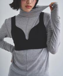 edge-fit ribbed turtleneck