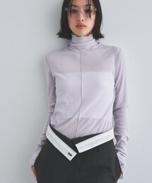 CODE A | edge-fit ribbed turtleneck(Tシャツ/カットソー)