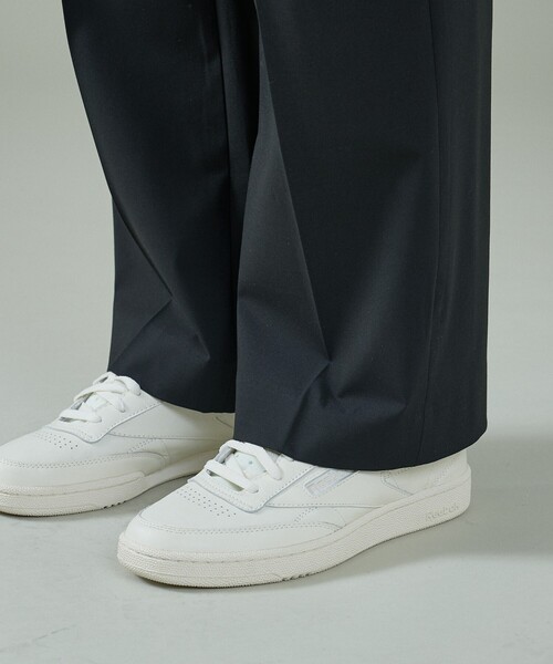 ABAHOUSE（アバハウス）の「トロストレッチ 2タック イージーワイドスラックス / ワイドパンツ（スラックス・メンズ・ブラック/グレー・48/46/44）」の10枚目の写真