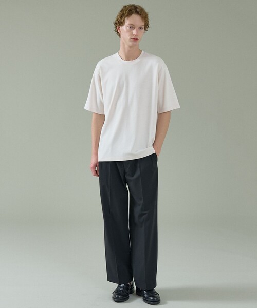 ABAHOUSE（アバハウス）の「トロストレッチ 2タック イージーワイドスラックス / ワイドパンツ（スラックス・メンズ・ブラック/グレー・48/46/44）」の18枚目の写真