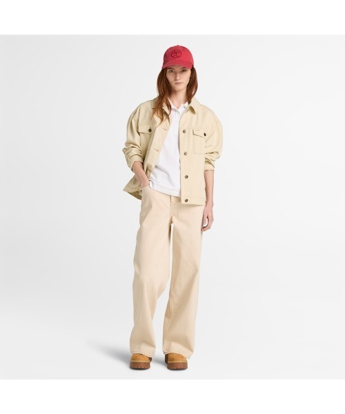 Timberland(ティンバーランド)の「半袖 ピケ ポロシャツ レディース(ポロシャツ・レディース・ホワイト・LARGE/MEDIUM/SMALL/X-SMALL)」の2枚目の写真