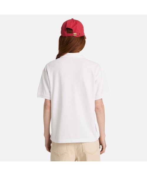 Timberland(ティンバーランド)の「半袖 ピケ ポロシャツ レディース(ポロシャツ・レディース・ホワイト・LARGE/MEDIUM/SMALL/X-SMALL)」の4枚目の写真