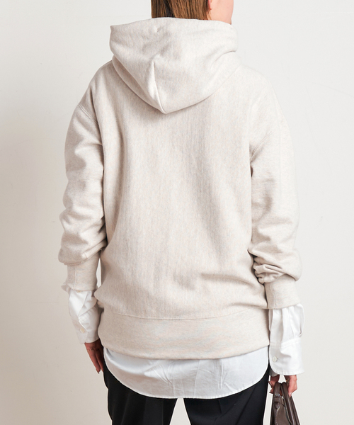 AMERICANA(アメリカーナ)の「【AMERICANA/アメリカーナ】追加 1968 hooded Pullover(スウェット・レディース・ネイビー/アイボリー・FREE)」の13枚目の写真