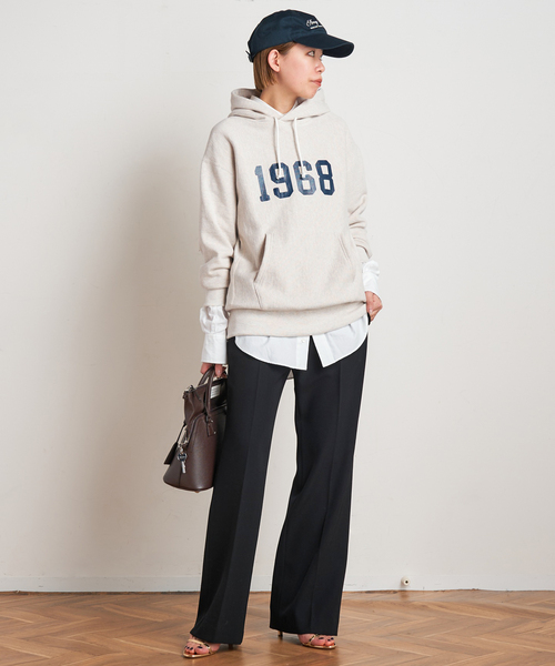 AMERICANA(アメリカーナ)の「【AMERICANA/アメリカーナ】追加 1968 hooded Pullover(スウェット・レディース・ネイビー/アイボリー・FREE)」の14枚目の写真