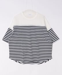 フォブ ボーダー切り替えTシャツ