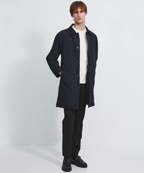 UNITED TOKYO(ユナイテッドトウキョウ)の「【累計販売2658万!】大人気 KAPOK ステンカラーコート |機能性/温度調整機能/吸湿発熱/耐久性/撥水性/収納力/ビジネス/オフィスカジュアル/フォーマル/通勤/可動性/宇宙服/軽量性(ステンカラーコート・メンズ・ブラック/ダークグレー/ダークネイビー・2/1/3)」の11枚目の写真