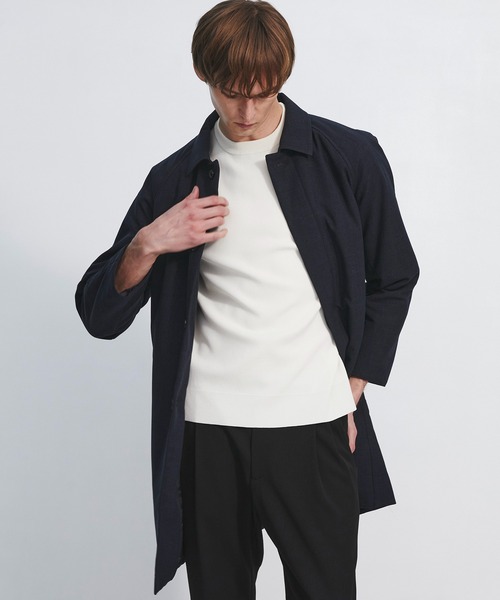 UNITED TOKYO(ユナイテッドトウキョウ)の「【累計販売2658万!】大人気 KAPOK ステンカラーコート |機能性/温度調整機能/吸湿発熱/耐久性/撥水性/収納力/ビジネス/オフィスカジュアル/フォーマル/通勤/可動性/宇宙服/軽量性(ステンカラーコート・メンズ・ブラック/ダークグレー/ダークネイビー・2/1/3)」の19枚目の写真