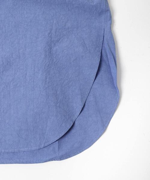 かぐれ(カグレ)の「ワイドシャツワンピース(ワンピース・レディース・ライトベージュ/ブルー・FREE)」の16枚目の写真