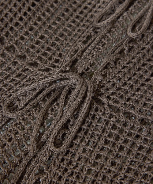 SALON adam et rope'（サロン アダム エ ロペ）の「クロシェニットカーディガン（カーディガン/ボレロ・レディース・ブラウン系その他2/オフホワイト・FREE）」の19枚目の写真