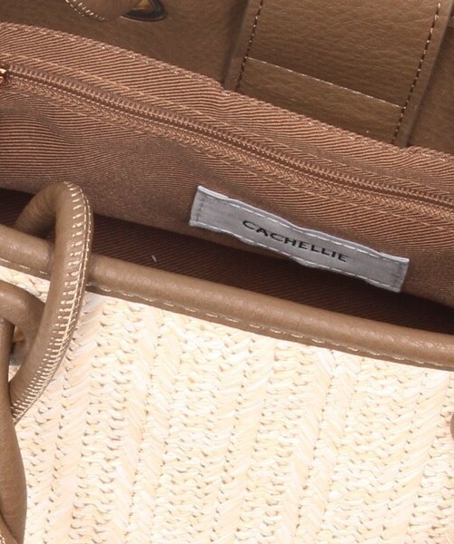 CACHELLIE（カシェリエ）の「PP 2WAY TOTE（トートバッグ・レディース・ブラック/ゴールド/ホワイト・FREE）」の8枚目の写真