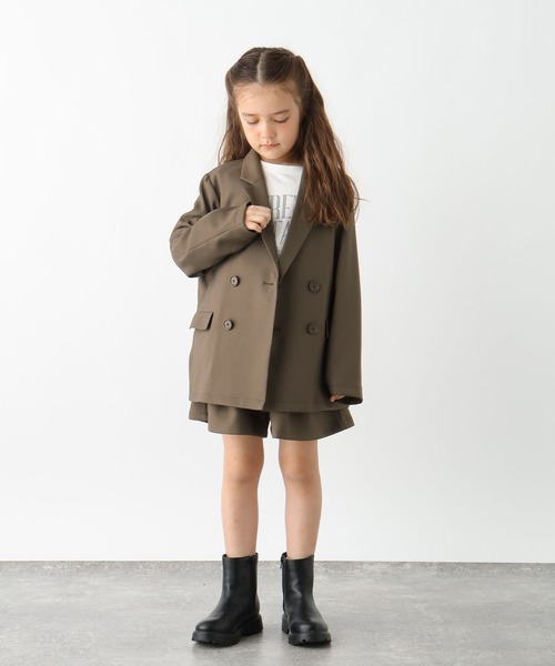 GLOBAL WORK（グローバルワーク）の「イージーケアタックキュロット/641325（その他パンツ・キッズ・ダークブラウン/ベージュ系その他3・140cm/130cm/160cm/150cm）」の19枚目の写真