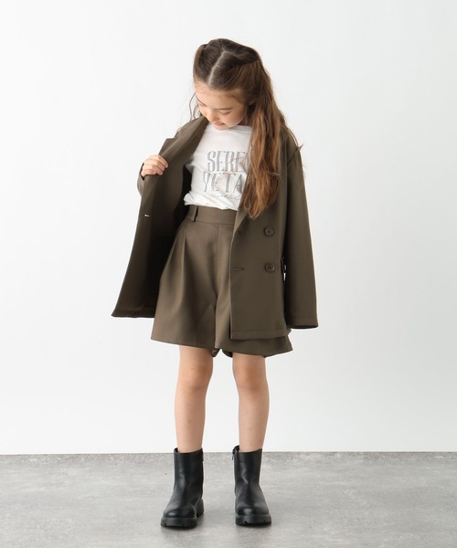 GLOBAL WORK（グローバルワーク）の「イージーケアタックキュロット/641325（その他パンツ・キッズ・ダークブラウン/ベージュ系その他3・140cm/130cm/160cm/150cm）」の20枚目の写真
